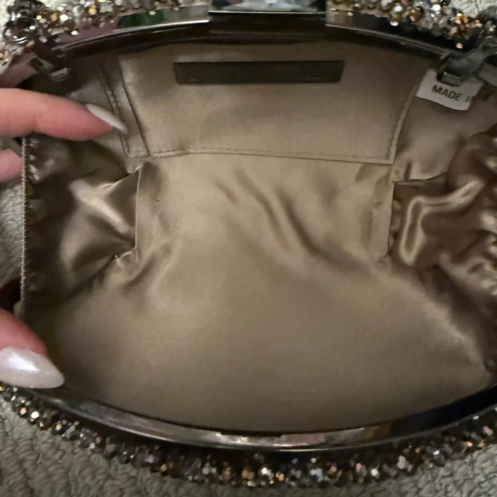 Sondra Roberts Beaded Clutch - Gold and Silver - Picture 7 of 7